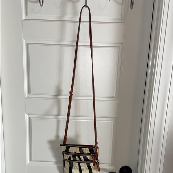 Dooney Burke Zebra Print Crossbody Bag - Picture 2 of 8